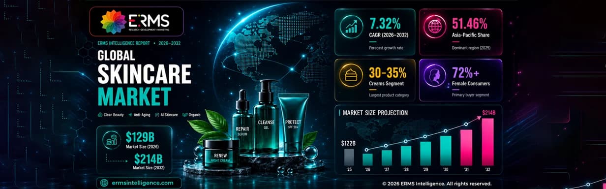 Global Skincare Market Size, Share & Forecast (2026–2032): Trends, Growth Drivers & Opportunities