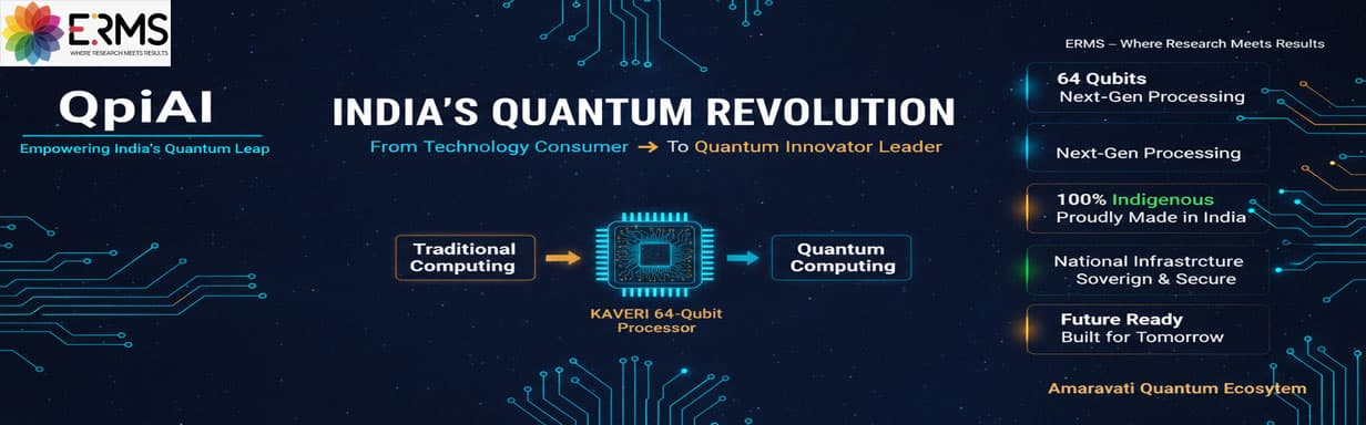 India Launches Sovereign Quantum Computing Infrastructure: Amaravati Systems & Kaveri 64-Qubit Processor Transform Nation Into Quantum Technology Leader